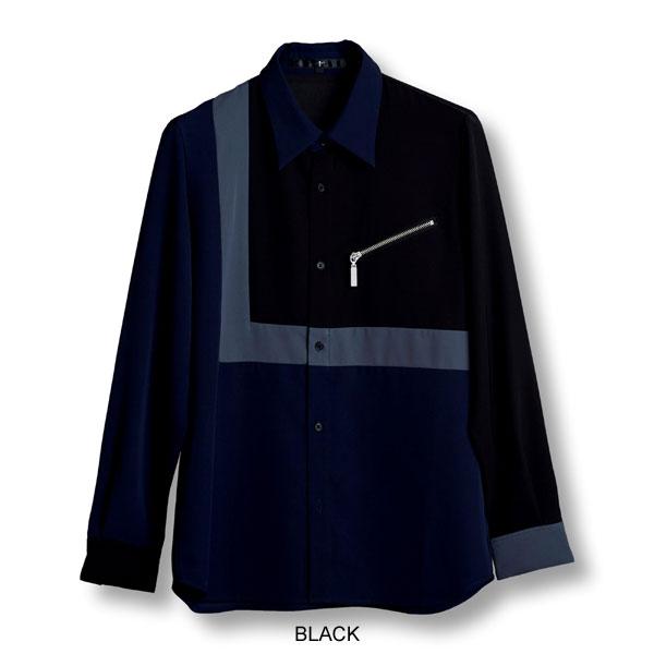 NO ID.（ノーアイディー） SALE セール シャツ マルチクレリックZIP-SH