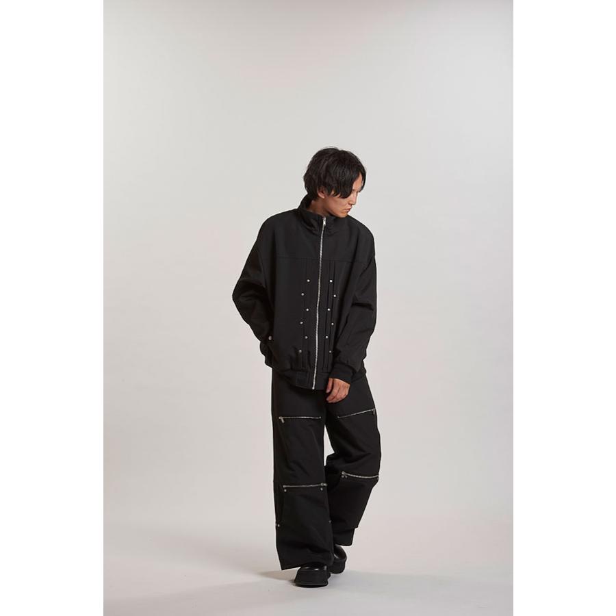 NO ID. レザー トラックジャケット 試着程度 NO ID. レザー トラックジャケット 試着程度