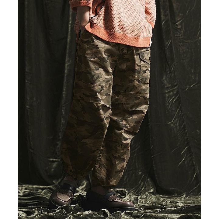 2024 春夏 先行予約 5月上旬〜中旬入荷予定 アンゲネーム パンツ ANGENEHM Motif of royal navy camouflage trousers メンズ｜artif｜08