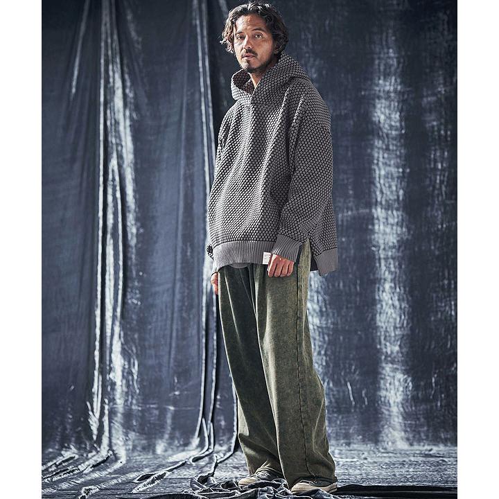ANGENEHM ニットフーディー　新品 ANGENEHM（アンゲネーム） パーカー ANGENEHM Light yarn color scheme