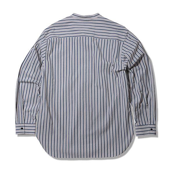 40％OFF SALE セール ANIMALIA アニマリア STAND COLLAR SHIRTS - Stripe メンズ シャツ 送料無料 atftps ANIMALIA（アニマリア） SALE セール シャツ ANIMALIA STAND COLLAR