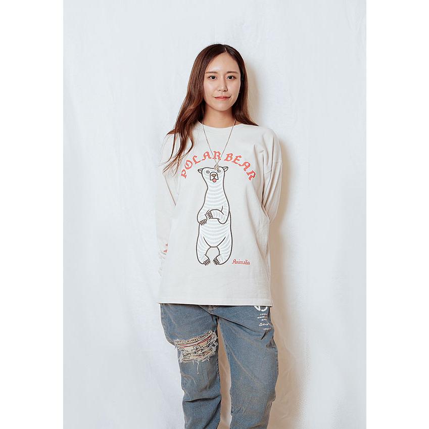 アニマリア Tシャツ ANIMALIA L/S Tee - Polar Bear メンズ 長袖 ロンT｜artif｜02