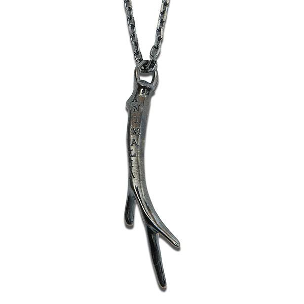アニマリア ネックレス ANIMALIA DEER HORN-BLACK titanium : ARTIF