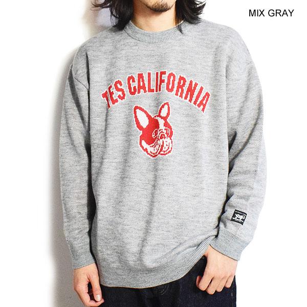 The Endless Summer エンドレスサマー TES COLLEGE BUHI CREWNECK KNIT メンズ ニット セーター クルーネック atftps The Endless Summer（エンドレスサマー） ニット The Endless Summer