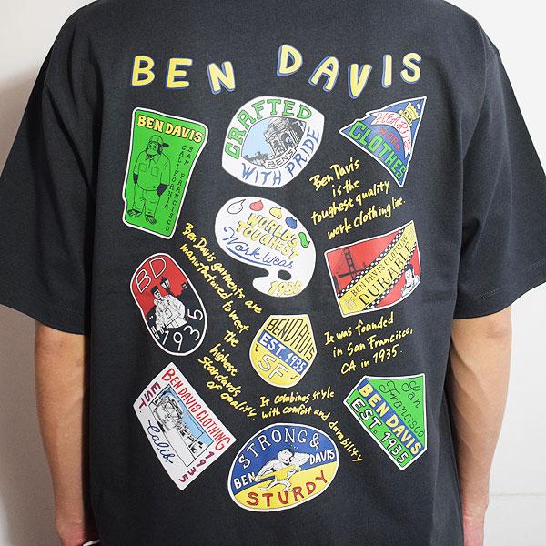 ベンデイビス Tシャツ BEN DAVIS TAPESTRY TEE -CHARCOAL- メンズ 半袖 バック プリント オーバーサイズ 送料無料 ストリート｜artif｜05