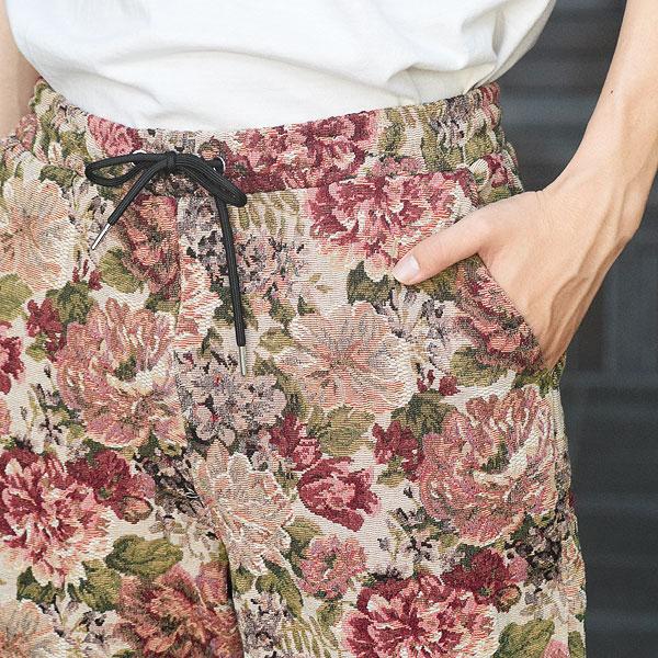 コアセルベート パンツ COACERVATE WIDE STRAIGHT BOTANICAL GOBELIN