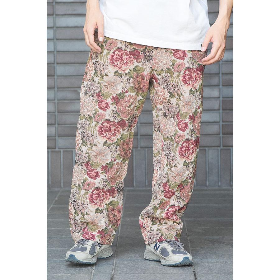 COACERVATE コアセルベート WIDE STRAIGHT BOTANICAL GOBELIN PANTS メンズ パンツ 総柄 ボタニカル柄 atfpts コアセルベート パンツ COACERVATE WIDE STRAIGHT BOTANICAL GOBELIN