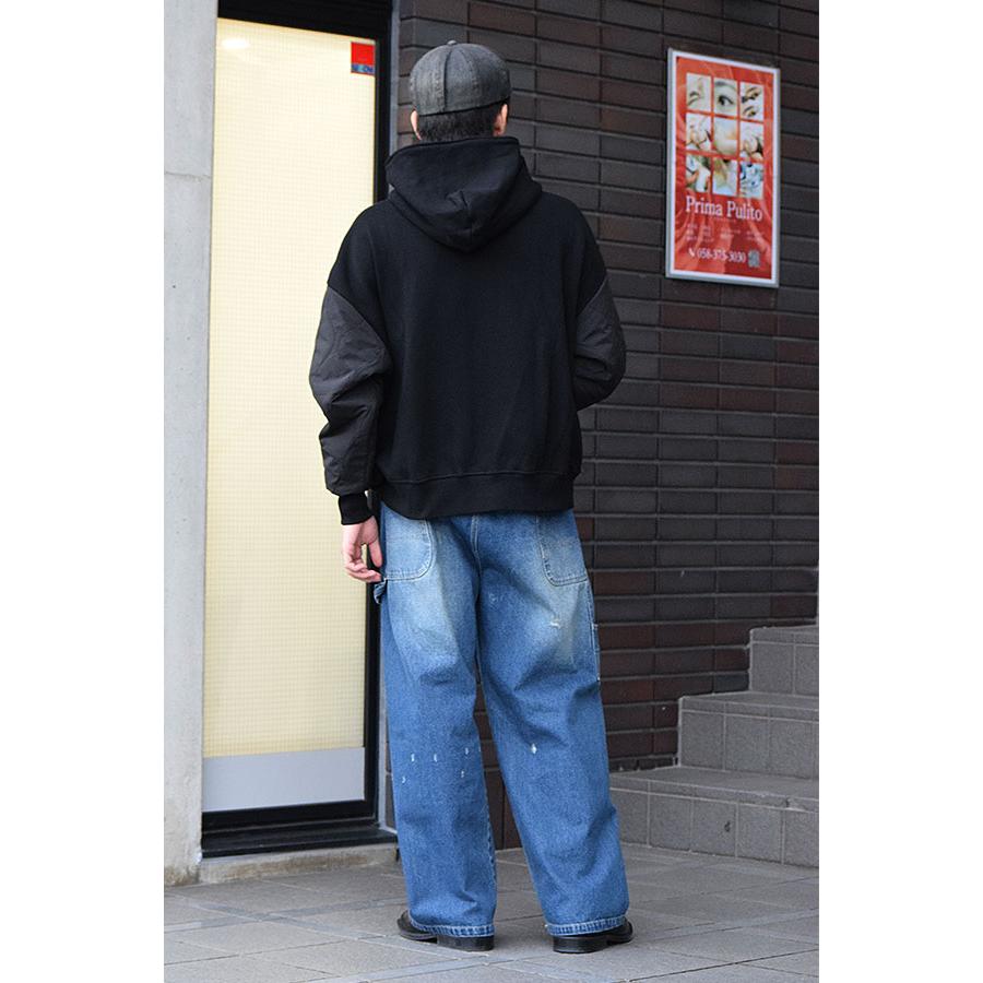 コアセルベート ジャケット COACERVATE QUILTED SLEEVE HOODED JACKET