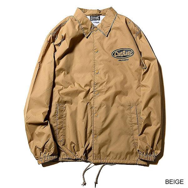 CUTRATE カットレイト ジャケット CUTRATE LOGO NYLON COACH JACKET 