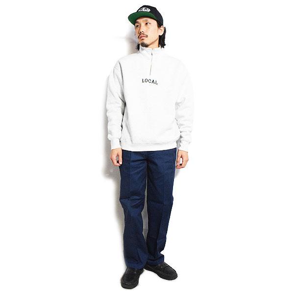 SALE セール カットレイト スウェット CUTRATE CLASSIC LOCAL LOGO EMBROIDERY HALF ZIP SW メンズ ハーフジップ 爆買_4