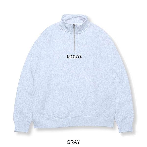 SALE セール カットレイト スウェット CUTRATE CLASSIC LOCAL LOGO EMBROIDERY HALF ZIP SW メンズ ハーフジップ 爆買_8