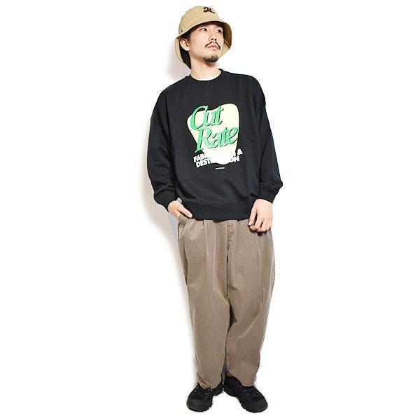 SALE セール カットレイト スウェット CUTRATE F&D LOGO CREW NECK SW 