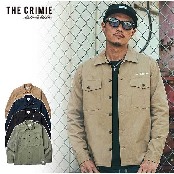 CRIMIE（クライミー） シャツ CRIMIE NYLON & COTTON MILITARLY SHIRT 