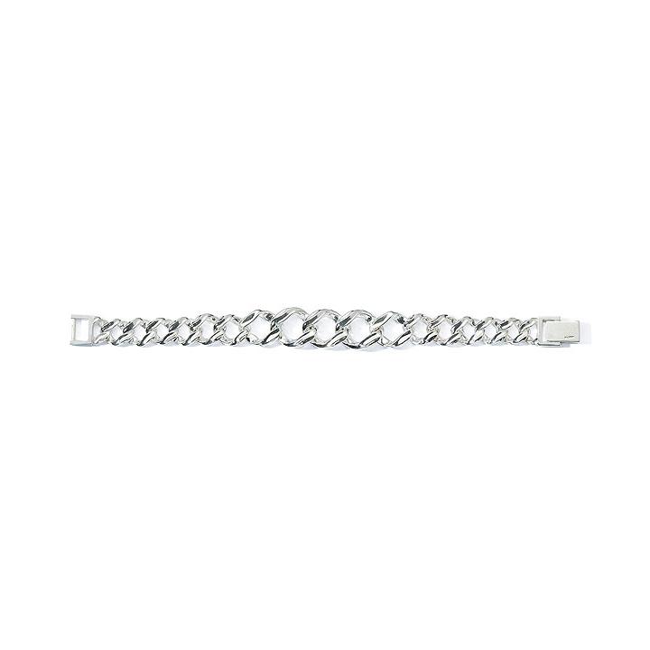 メーカー取り寄せ対応 クライミー ブレスレット CRIMIE LINK CHAIN GRADATION SILVER BRACELET 送料無料の画像