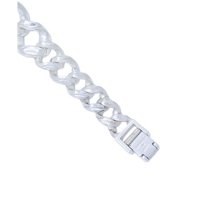 メーカー取り寄せ対応 クライミー ブレスレット CRIMIE LINK CHAIN GRADATION SILVER BRACELET 送料無料の画像