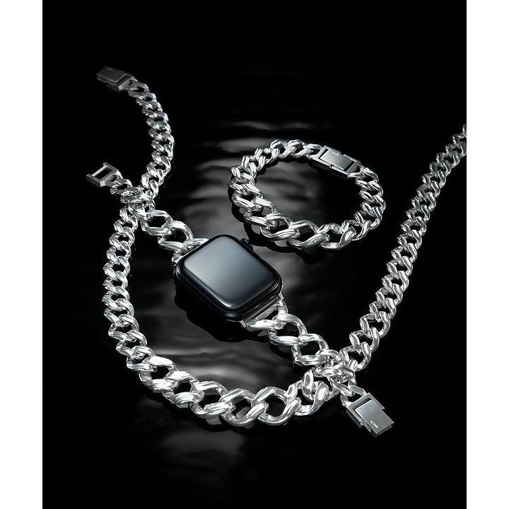 メーカー取り寄せ対応 クライミー ブレスレット CRIMIE LINK CHAIN GRADATION SILVER BRACELET 送料無料の画像