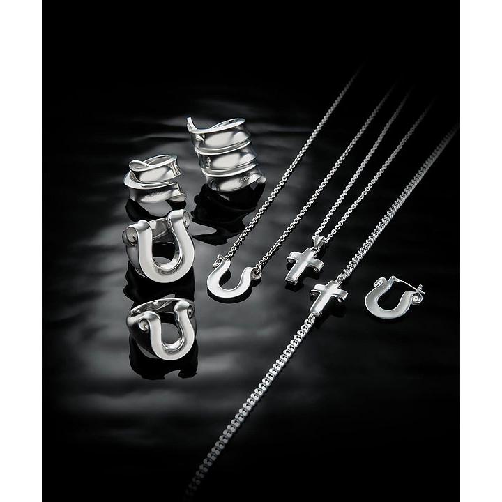 CRIMIE（クライミー） ピアス CRIMIE LETTER RIBBON HORSE SHOE SILVER