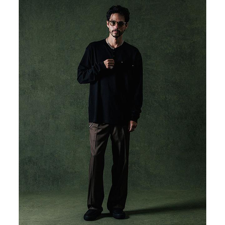 CRIMIE（クライミー） Tシャツ CRIMIE HENLY NECK POCKET LONG SLEEVE 