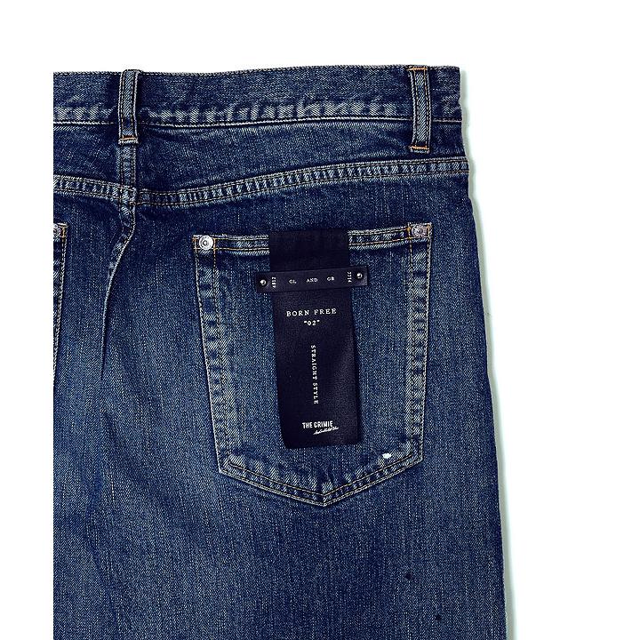 クライミー パンツ CRIMIE BORN FREE 2 REGULAR STYLE GARAGE USED SELVEDGE STRETCH JEANS メンズ デニムパンツの画像