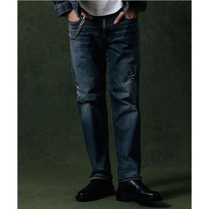 クライミー パンツ CRIMIE BORN FREE 2 REGULAR STYLE GARAGE USED SELVEDGE STRETCH JEANS メンズ デニムパンツの画像