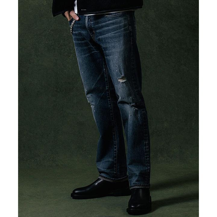 クライミー パンツ CRIMIE BORN FREE 2 REGULAR STYLE GARAGE USED SELVEDGE STRETCH JEANS メンズ デニムパンツの画像