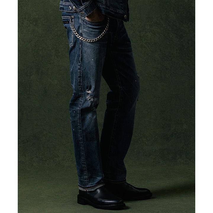 クライミー パンツ CRIMIE BORN FREE 2 REGULAR STYLE GARAGE USED SELVEDGE STRETCH JEANS メンズ デニムパンツの画像