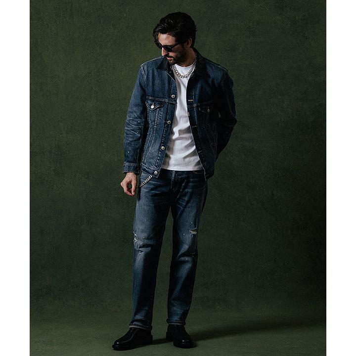 クライミー パンツ CRIMIE BORN FREE 2 REGULAR STYLE GARAGE USED SELVEDGE STRETCH JEANS メンズ デニムパンツの画像