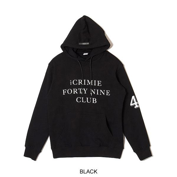 【美品】THE CRIMIE クライミー パーカージャケット ブラック L CRIMIE（クライミー） パーカー CRIMIE THE CRIMIE 49 CLUB HOODIE