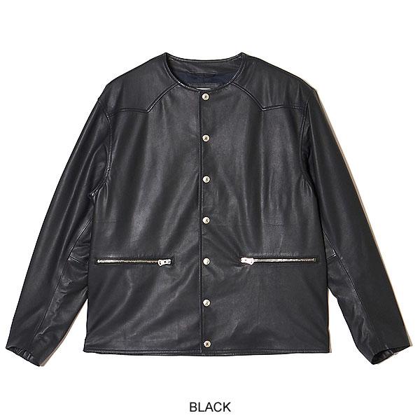 2026 春夏 先行予約 2月中旬〜下旬入荷予定 クライミー カーディガン CRIMIE LAMB LEATHER RIDERS CARDIGAN 送料無料の画像