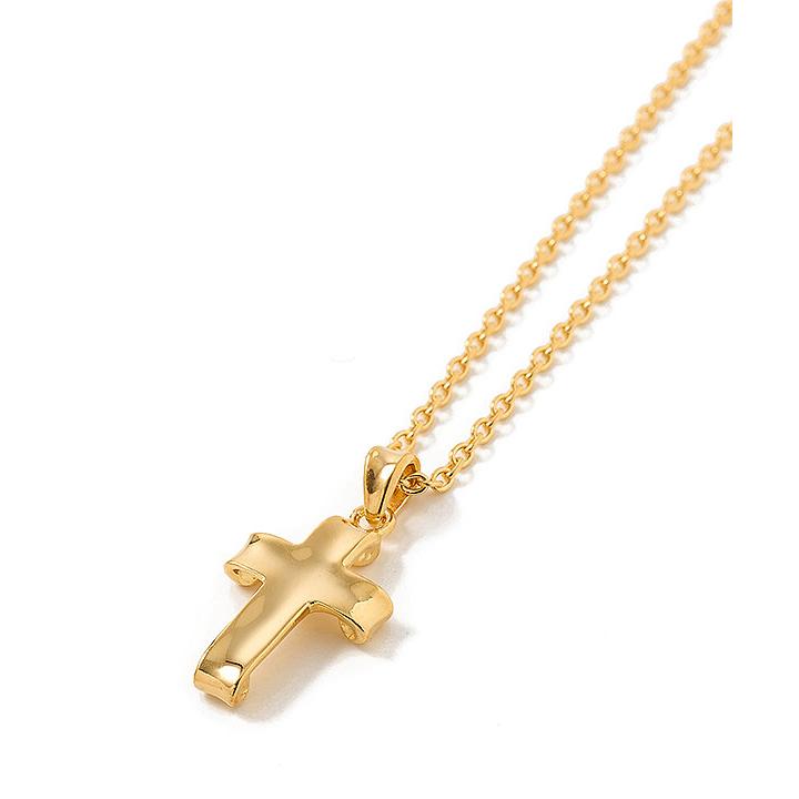 CRIMIE（クライミー） ネックレス CRIMIE LETTER RIBBON CROSS