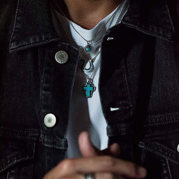 CRIMIE クライミー ネックレス STONE CROSS NECKLESS メンズ CRIMIE クライミー ネックレス STONE CROSS NECKLESS メンズ