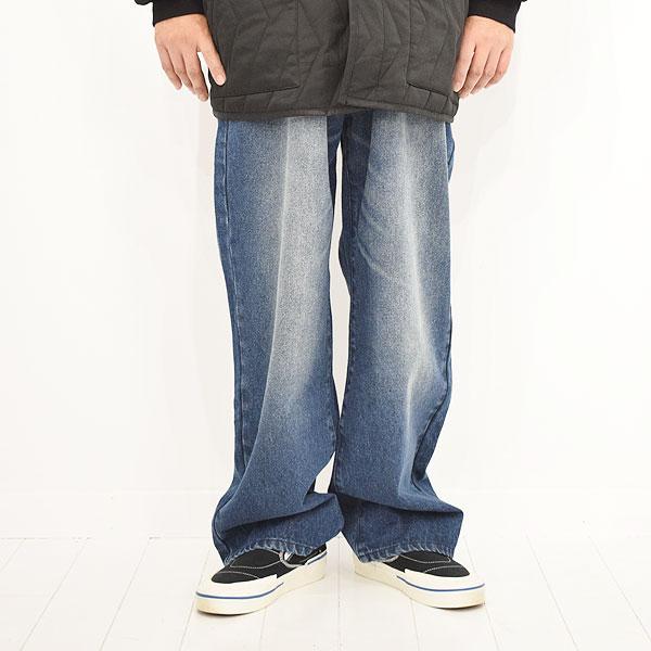 COACERVATE コアセルベート WIDE STRAIGHT DAMAGE DENIM PANTS メンズ パンツ デニムパンツ ストレートパンツ atfpts SALE セール コアセルベート パンツ COACERVATE WIDE STRAIGHT DENIM