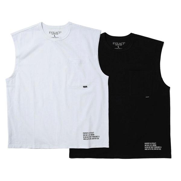 イーブルアクト ノースリーブ EVILACT 2PACK NS メンズ Tシャツ パック