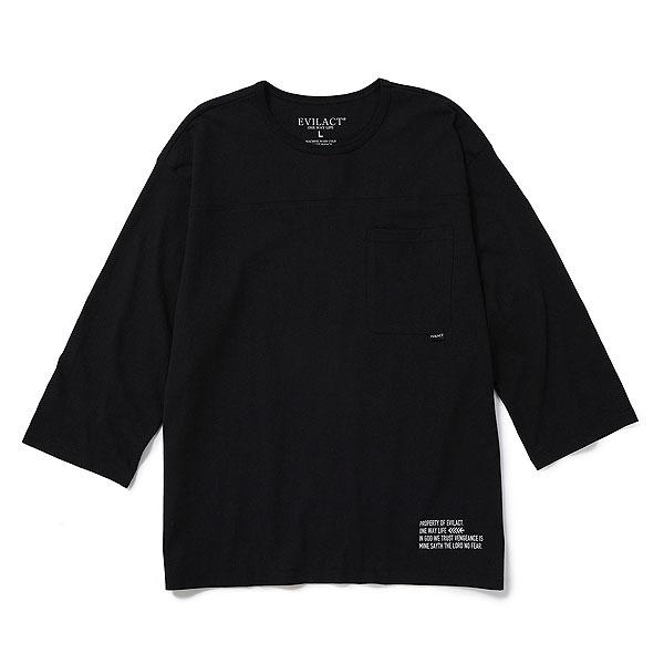 イーブルアクト Tシャツ EVILACT 2PACK QS メンズ 7分袖 パックTシャツ