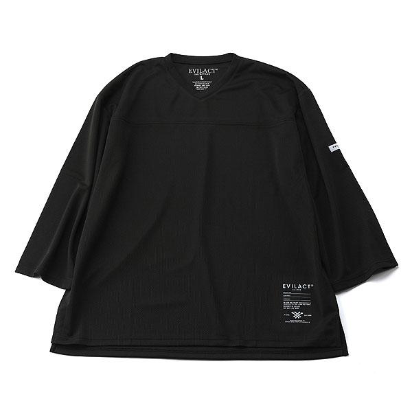 イーブルアクト Tシャツ EVILACT 2PACK TECH QS メンズ 7分袖 パックT 