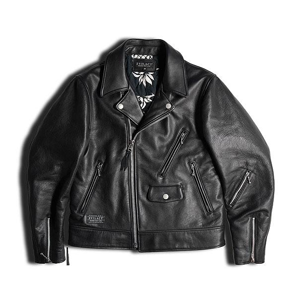 SALE セール イーブルアクト ジャケット EVILACT RIDERS JKT メンズ ライダースジャケット ダブルライダース レザージャケットの画像