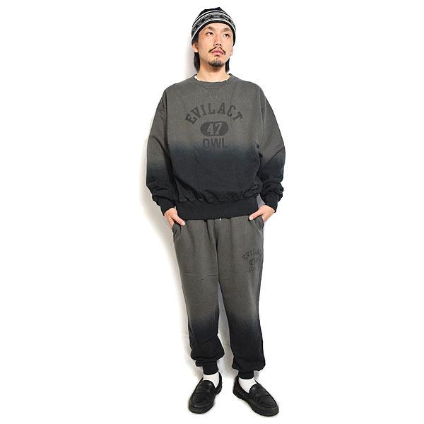 SALE セール イーブルアクト スウェット EVILACT FADE CREW メンズ