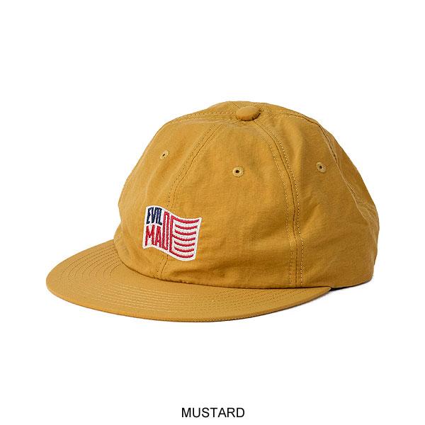 EVILACT イーブルアクト EVIL MADE FLAG CAP メンズ キャップ ナイロンキャップ 6パネルキャップ ストリート atfcap SALE セール イーブルアクト キャップ EVILACT EVIL MADE FLAG CAP
