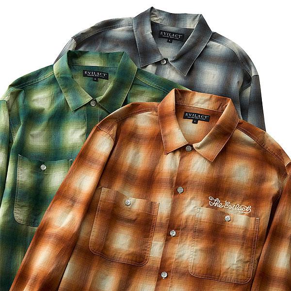 20％OFF SALE セール イーブルアクト シャツ EVILACT OMBLE SHIRT