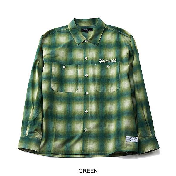 20％OFF SALE セール イーブルアクト シャツ EVILACT OMBLE SHIRT
