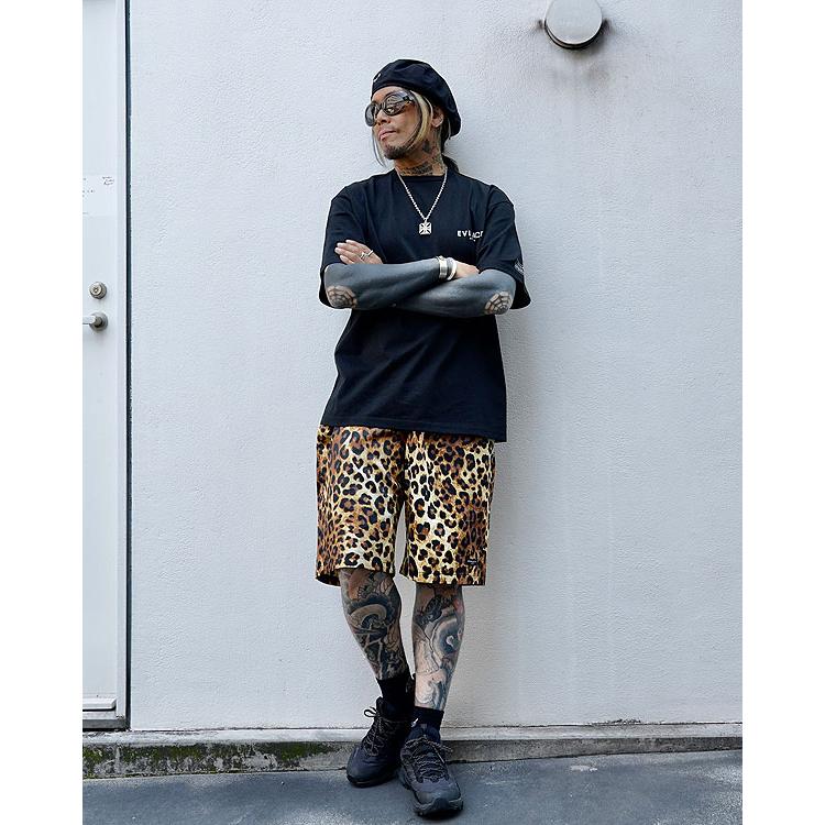 イーブルアクト ショートパンツ EVILACT LEOPARD EAZY SHORTS メンズ