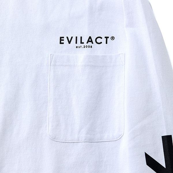 SALE セール イーブルアクト Tシャツ EVILACT FLAG LS メンズ 長袖