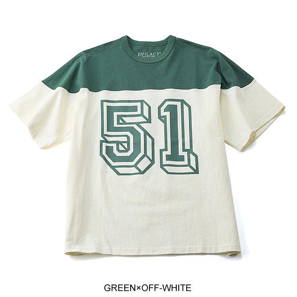 イーブルアクト Tシャツ EVILACT 51 HOCKEY SS メンズ 半袖 オリジナル