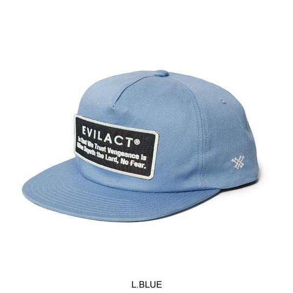 EVILACT イーブルアクト WP TRUCKER CAP メンズ キャップ トラッカーキャップ 5パネルキャップ ストリート atfcap SALE セール イーブルアクト キャップ EVILACT WP TRUCKER CAP メンズ
