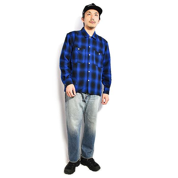 イーブルアクト シャツ EVILACT CHECK-261 LS メンズ 長袖シャツ