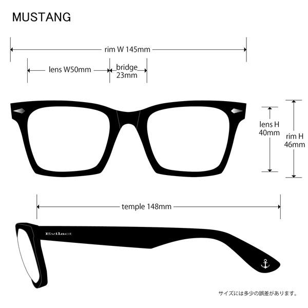 イーブルアクト アイウェア サングラス EVILACT EYEWEAR MUSTANG