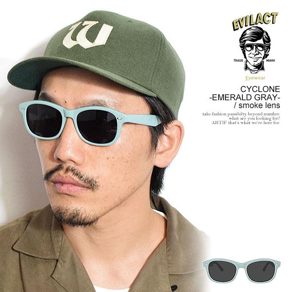 EVILACT(イーブルアクト) CYCLONE サイクロンウェリントン型 イーブルアクト アイウェア サングラス EVILACT EYEWEAR CYCLONE
