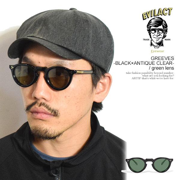 Evilact Eyewear Miami サングラス 外箱　メガネ拭き付き イーブルアクト アイウェア サングラス EVILACT EYEWEAR GREEVES
