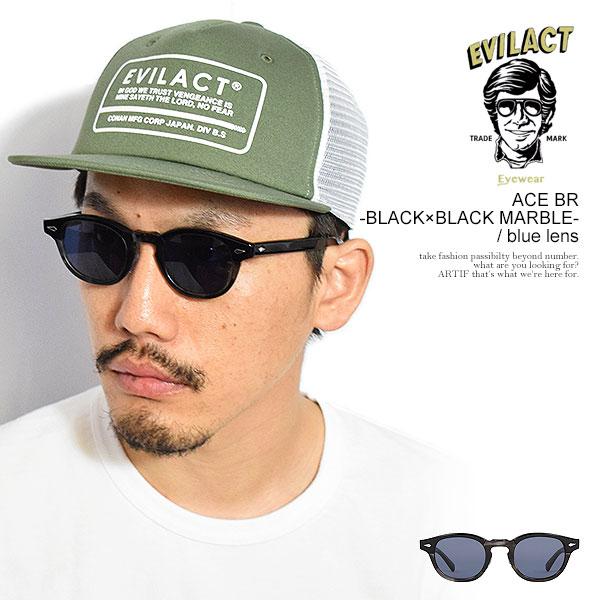 イーブルアクト アイウェア サングラス EVILACT EYEWEAR ACE BR -BLACK