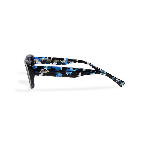 極美品 イーブルアクト グリーヴス クラウンパント サングラス ブラック×デミ イーブルアクト アイウェア サングラス EVILACT EYEWEAR SPIRAL -BLUE